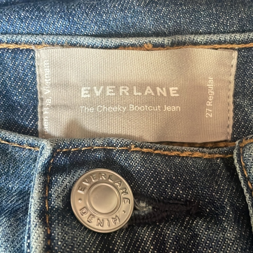 Everlane “The Cheeky Bootcut Jean” size 27 regular - Picture 3 of 6
